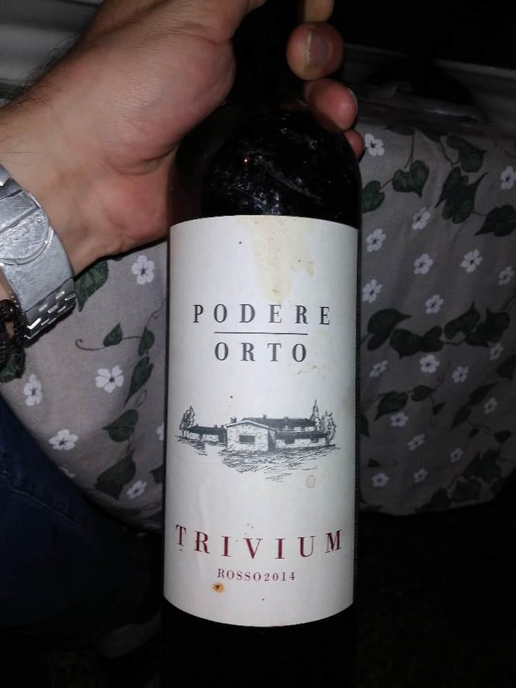 Rosso (label before 2014) - Podere Orto Trivium - Simona De Vecchis & Giuliano Salesi 