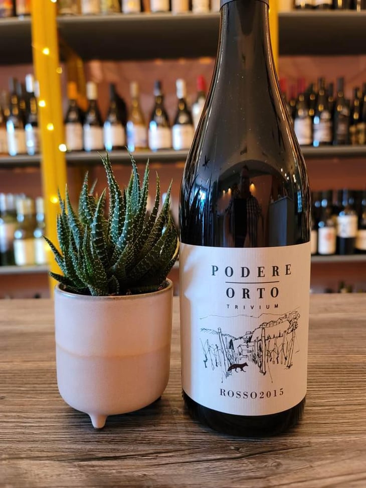 Rosso (label from 2015) - Podere Orto Trivium - Simona De Vecchis & Giuliano Salesi 
