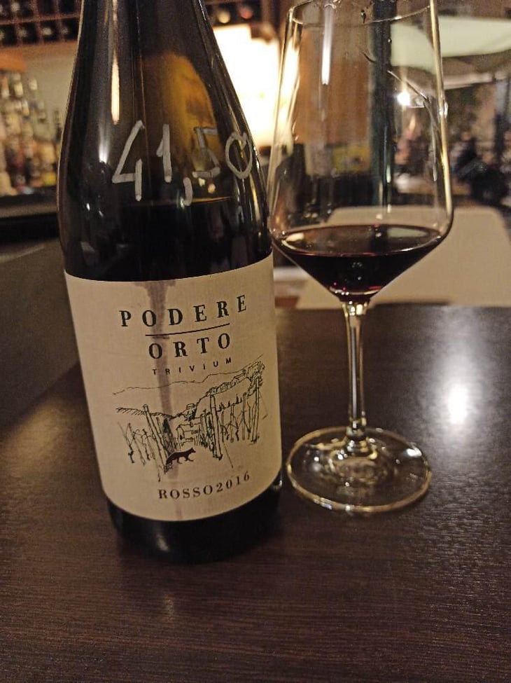 Rosso (label from 2015) - Podere Orto Trivium - Simona De Vecchis & Giuliano Salesi 