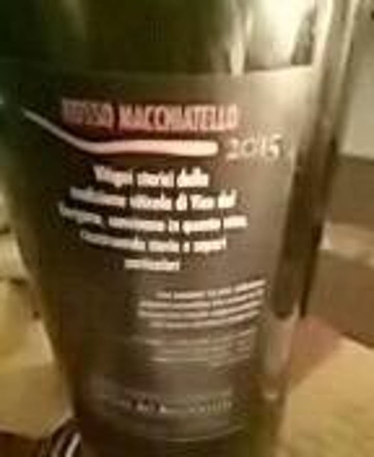 Rosso Macchiatello - Cantina Del Macchiatello - Nello Biscotti 