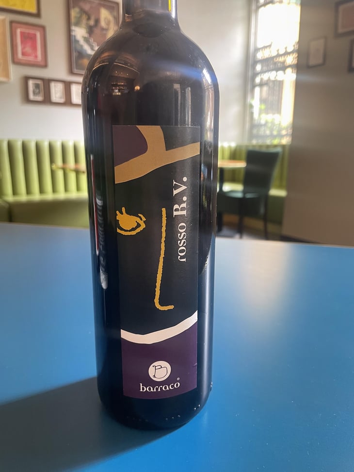 Rosso R.V. - Vini Barraco - Antonino Barraco -2018