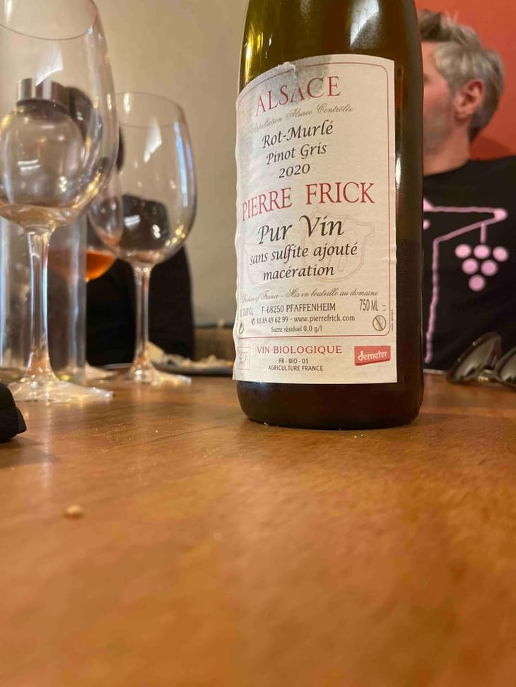 Pinot Gris 'V' - Domaine Pierre Frick - Jean-Pierre, Chantal et Thomas Frick 