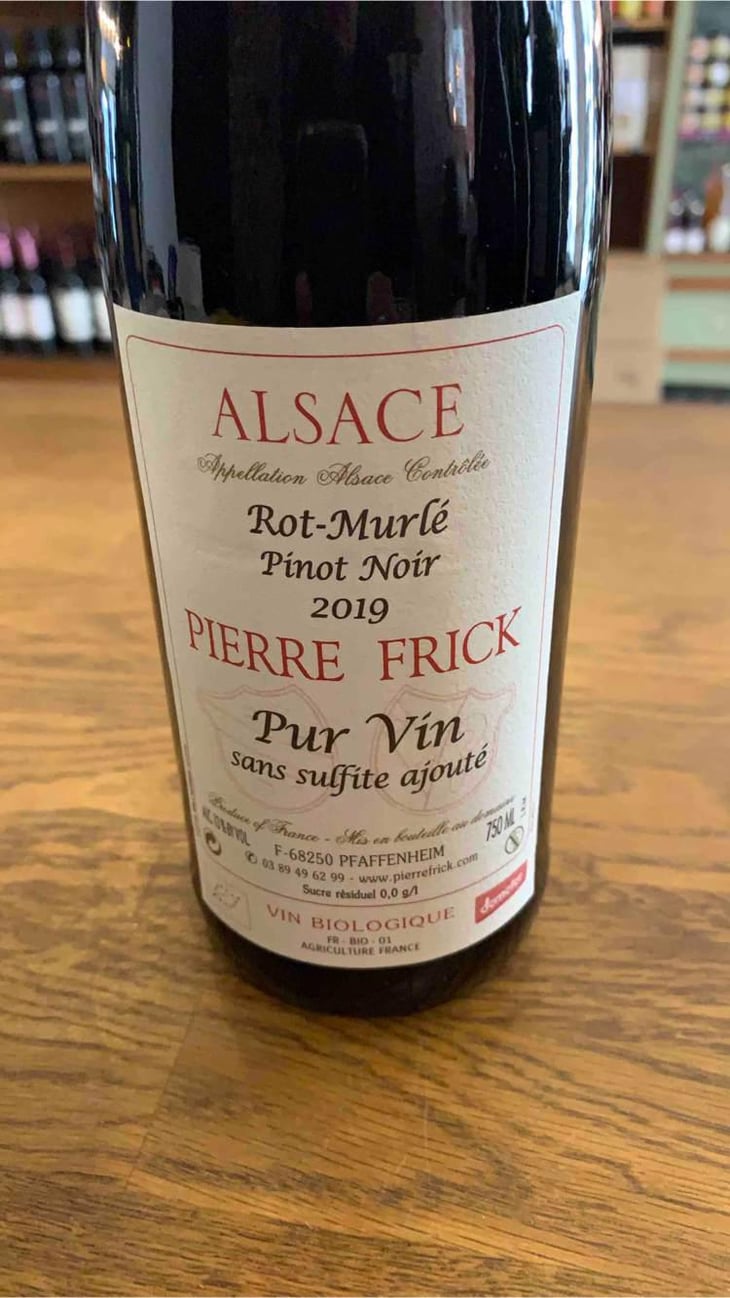 Rot-Murlé Pinot Noir - Domaine Pierre Frick - Jean-Pierre, Chantal et Thomas Frick 