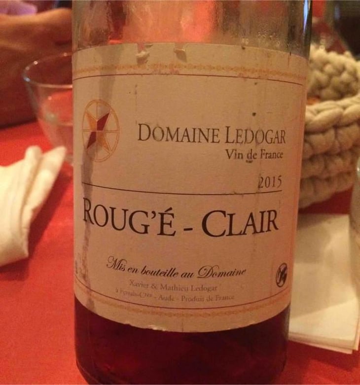 Roug'é Clair - Domaine Ledogar - Xavier, Mathieu & Benoît Ledogar 