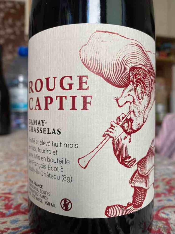 Rouge captif - Chai L'insolent - François Ecot 