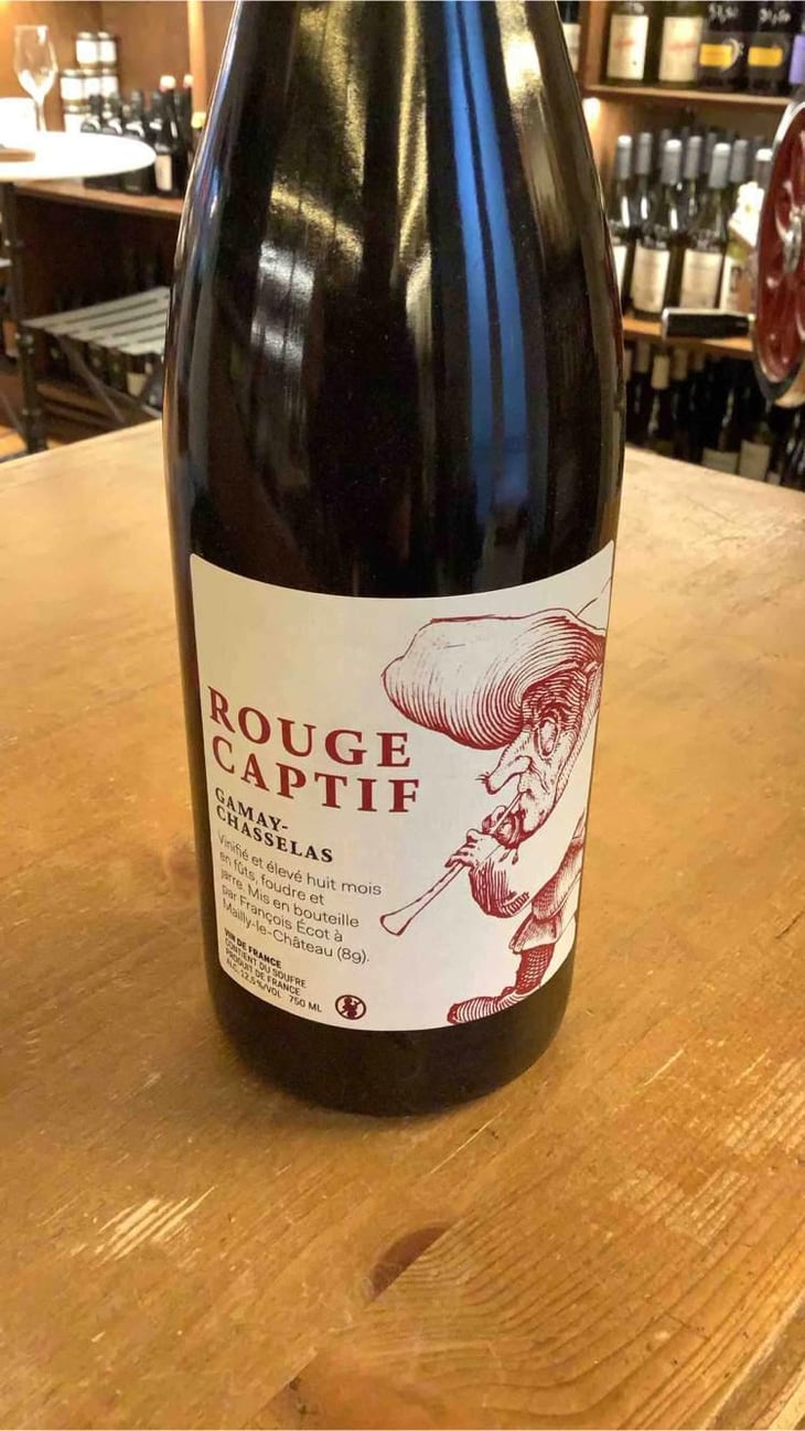 Rouge captif - Chai L'insolent - François Ecot 