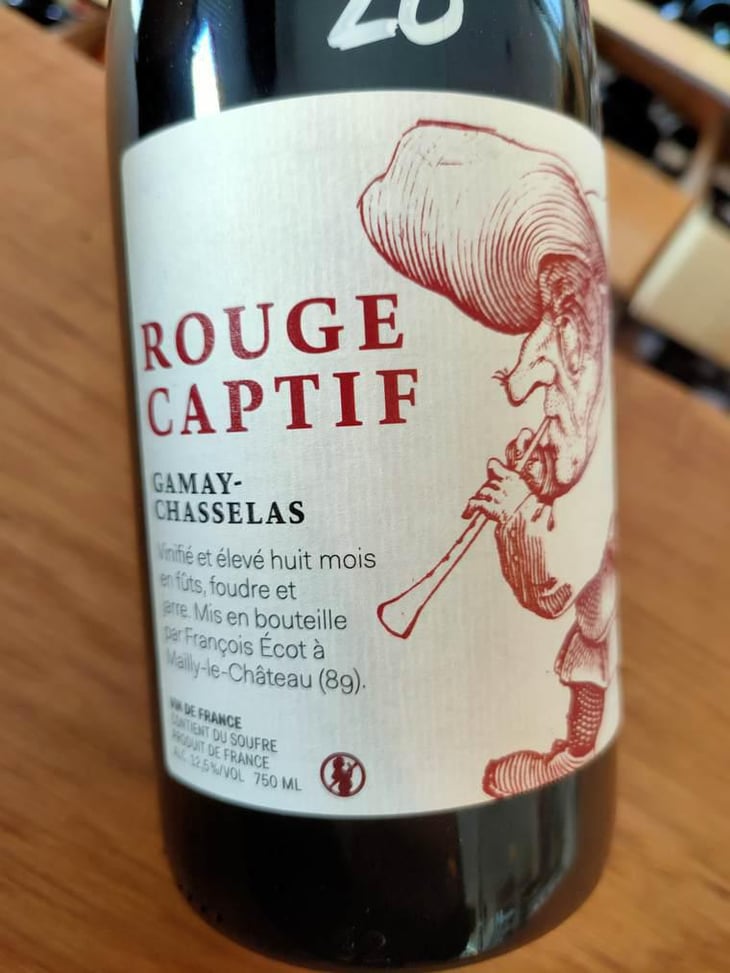 Rouge captif - Chai L'insolent - François Ecot 