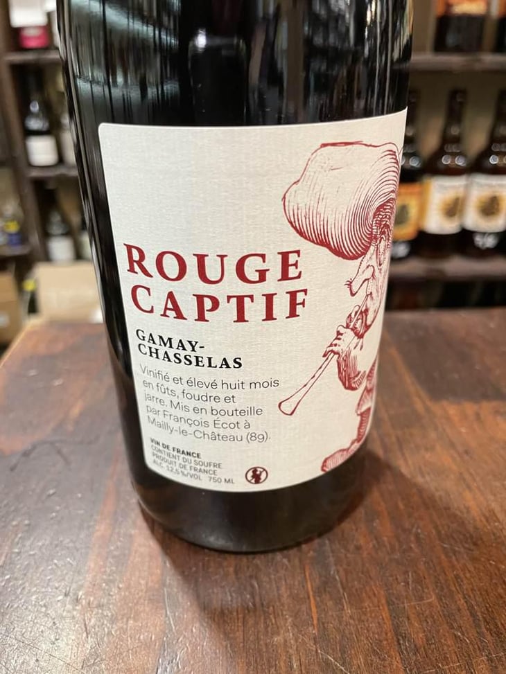 Rouge captif - Chai L'insolent - François Ecot 