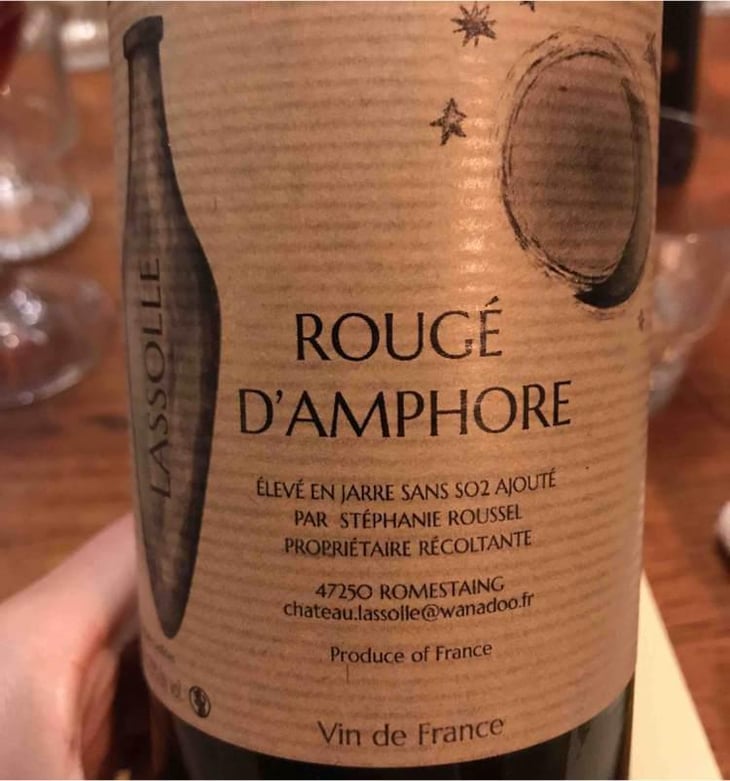 Rougé D'Amphore - Château Lassolle - Stéphanie Roussel 