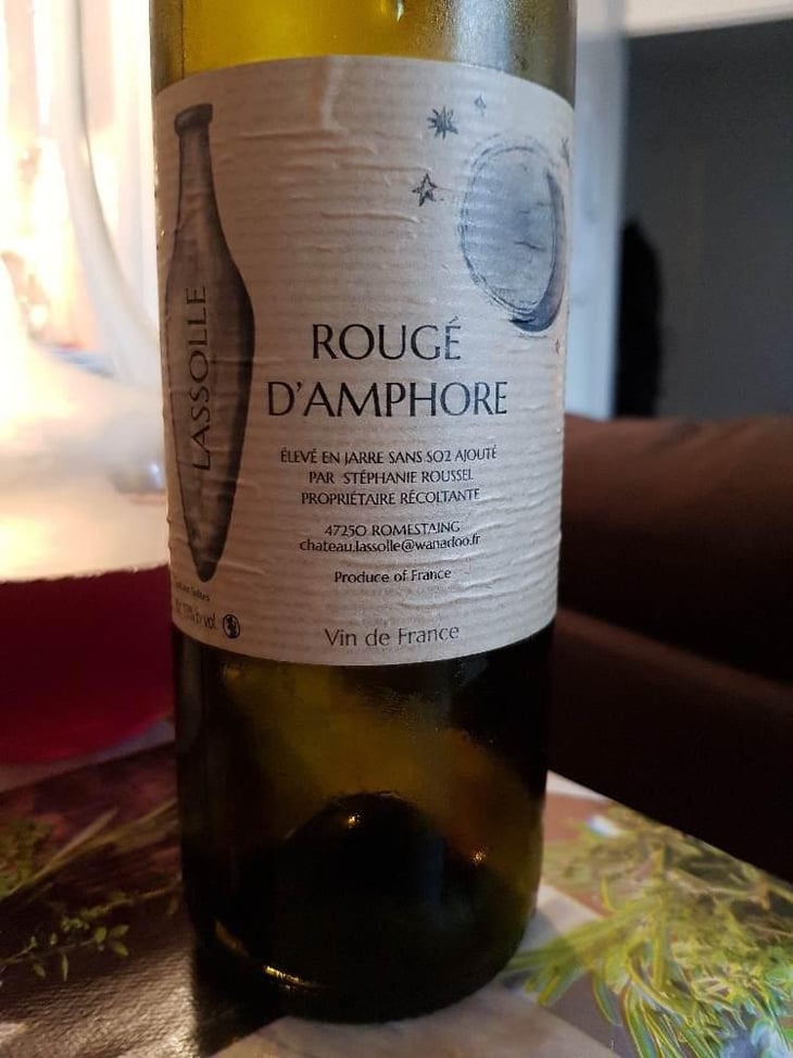 Rougé D'Amphore - Château Lassolle - Stéphanie Roussel 