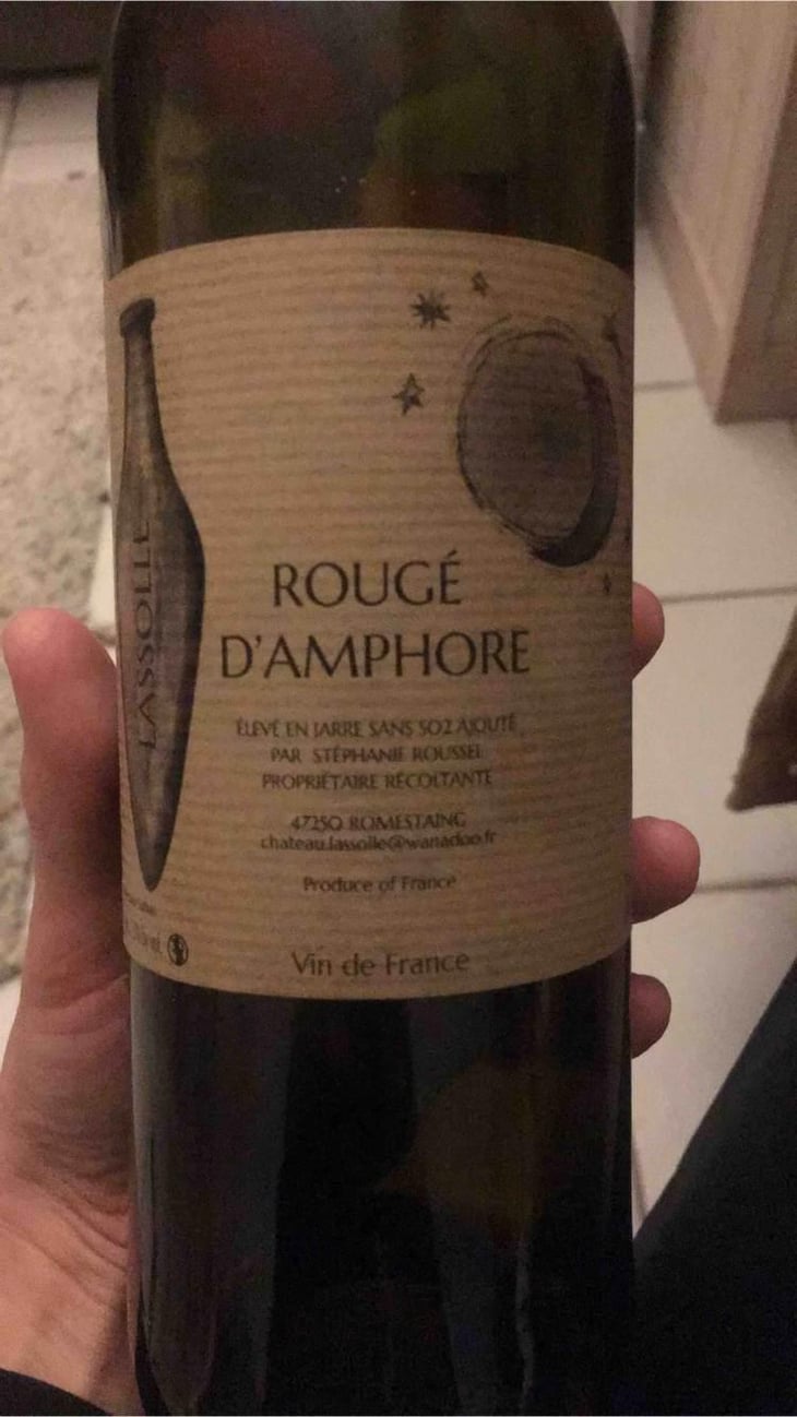 Rougé D'Amphore - Château Lassolle - Stéphanie Roussel 