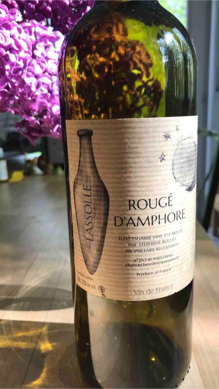 Rougé D'Amphore - Château Lassolle - Stéphanie Roussel 
