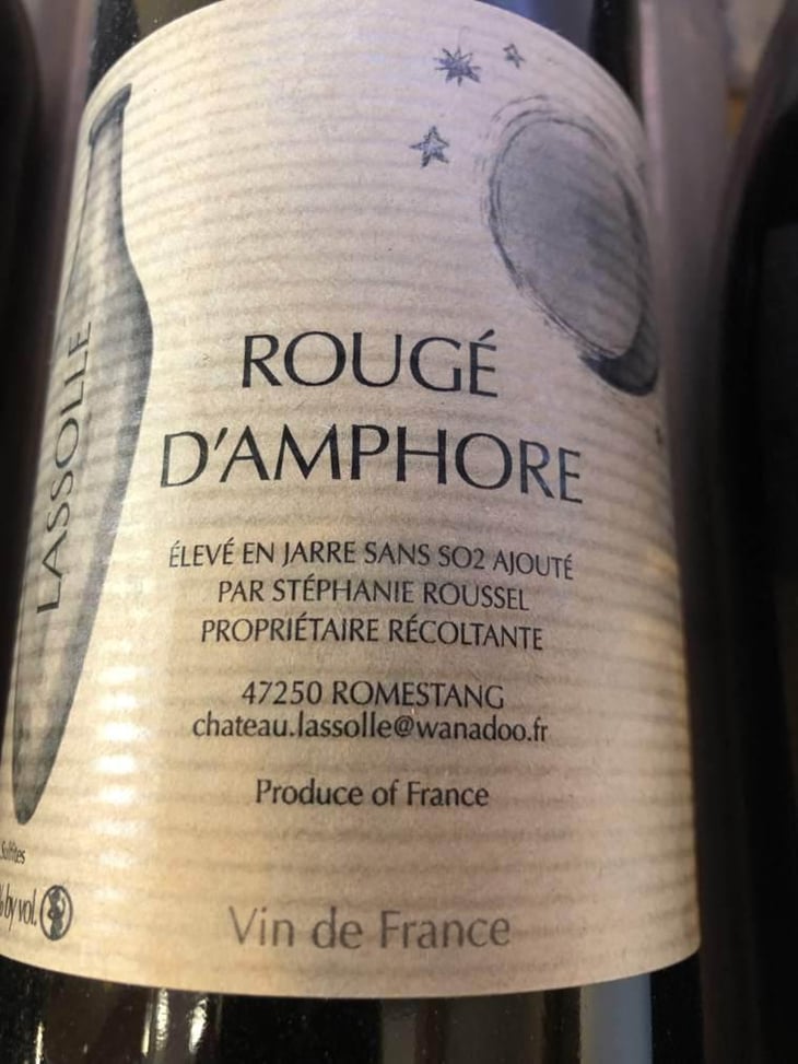 Rougé D'Amphore - Château Lassolle - Stéphanie Roussel 