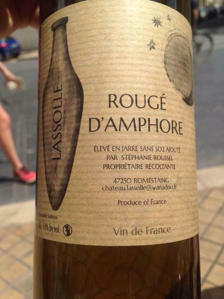 Rougé D'Amphore - Château Lassolle - Stéphanie Roussel 