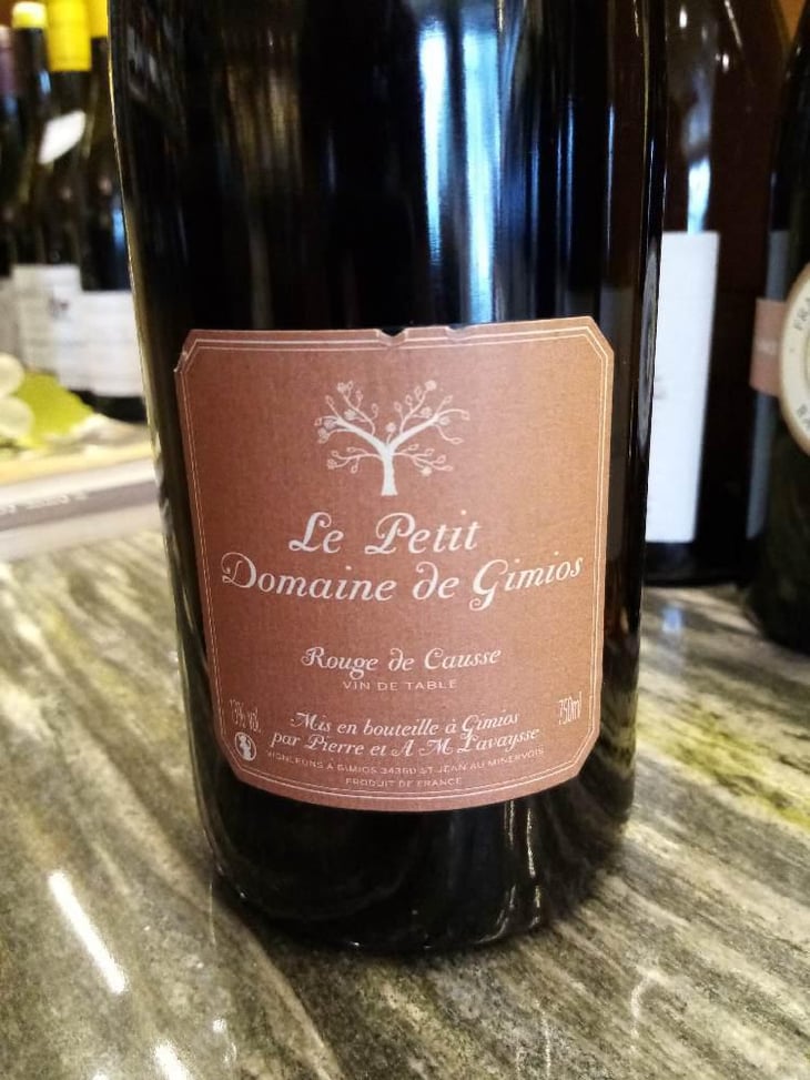 Rouge de Causse - Le Petit Domaine de Gimios - Anne-Marie Lavaysse 