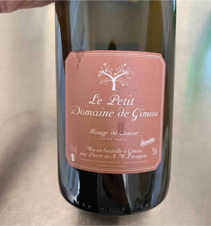 Rouge de Causse - Le Petit Domaine de Gimios - Anne-Marie Lavaysse 