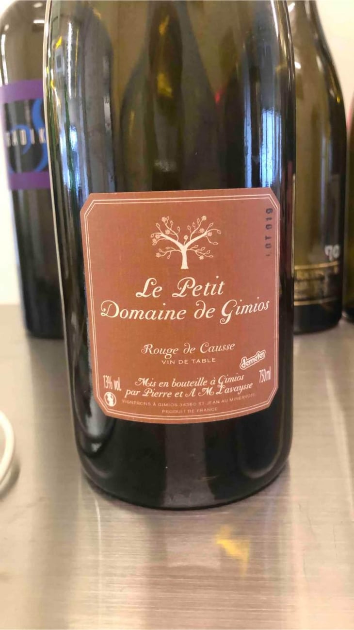 Rouge de Causse - Le Petit Domaine de Gimios - Anne-Marie Lavaysse 