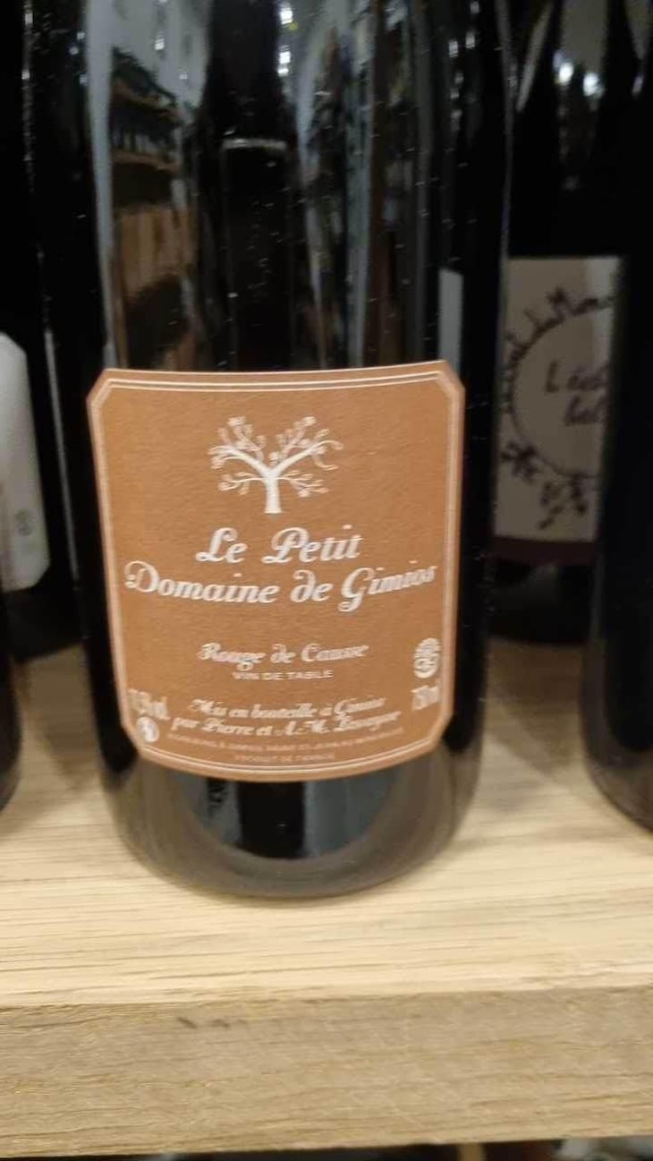 Rouge de Causse - Le Petit Domaine de Gimios - Anne-Marie Lavaysse 