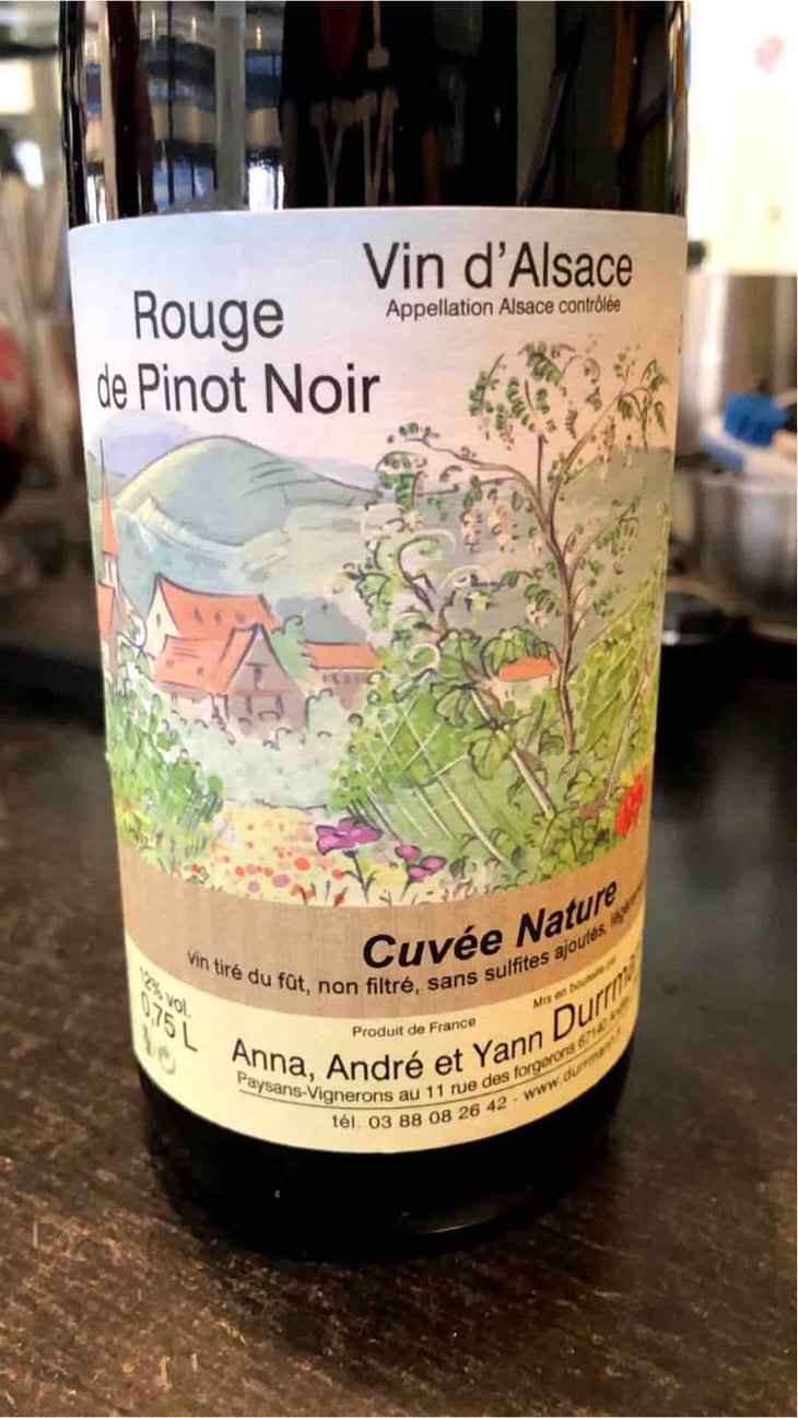 Rouge de Pinot Noir - Anna, André & Yann Durrmann - Anna, André & Yann Durrmann 