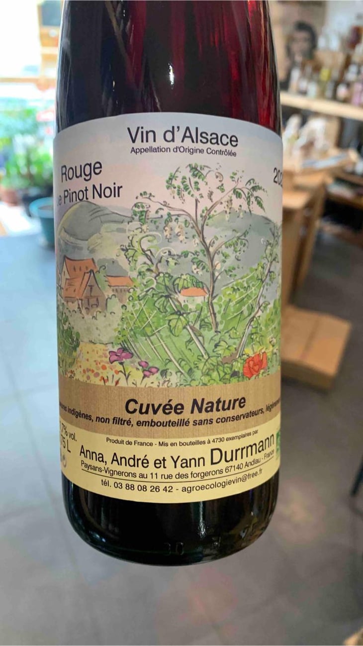 Rouge de Pinot Noir - Anna, André & Yann Durrmann - Anna, André & Yann Durrmann 