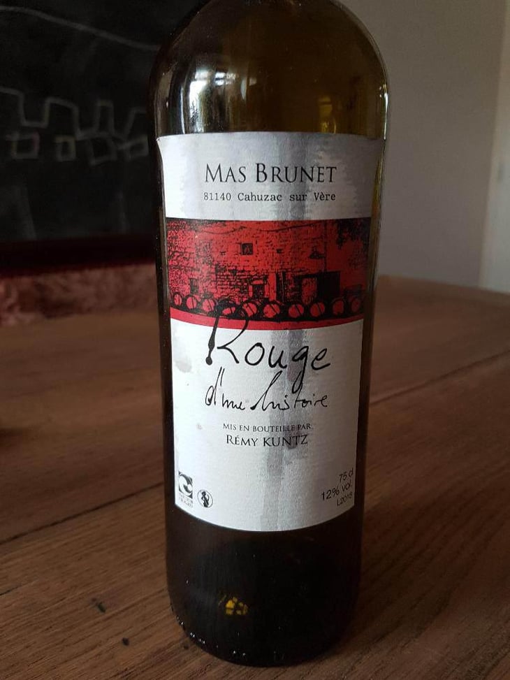 Rouge d’une histoire - Mas Brunet - Rémy Kuntz 