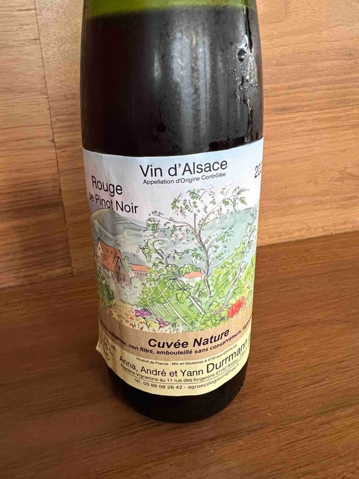 Rouge de Pinot Noir - Anna, André & Yann Durrmann - Anna, André & Yann Durrmann 