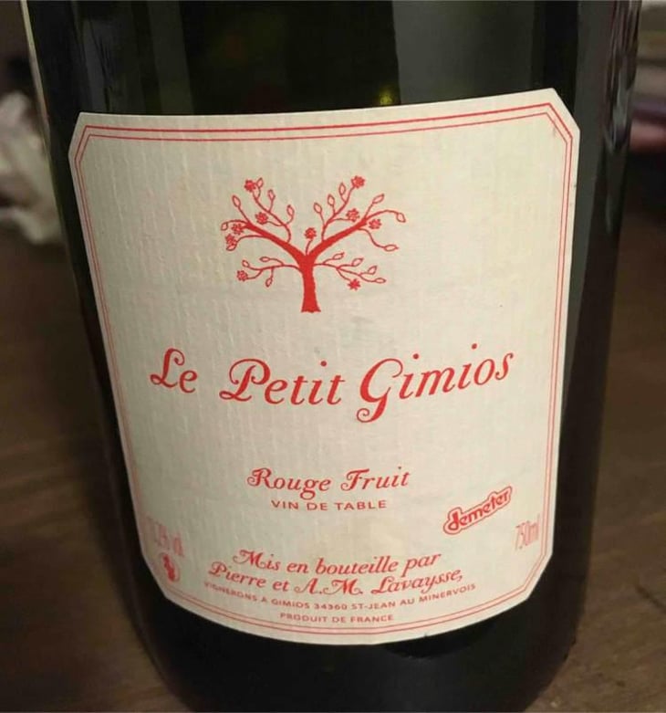 Rouge Fruit - Le Petit Domaine de Gimios - Anne-Marie Lavaysse 
