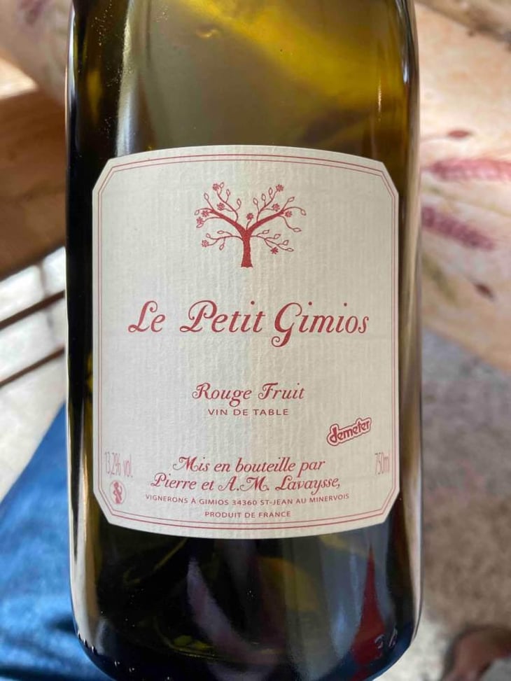 Rouge Fruit - Le Petit Domaine de Gimios - Anne-Marie Lavaysse 