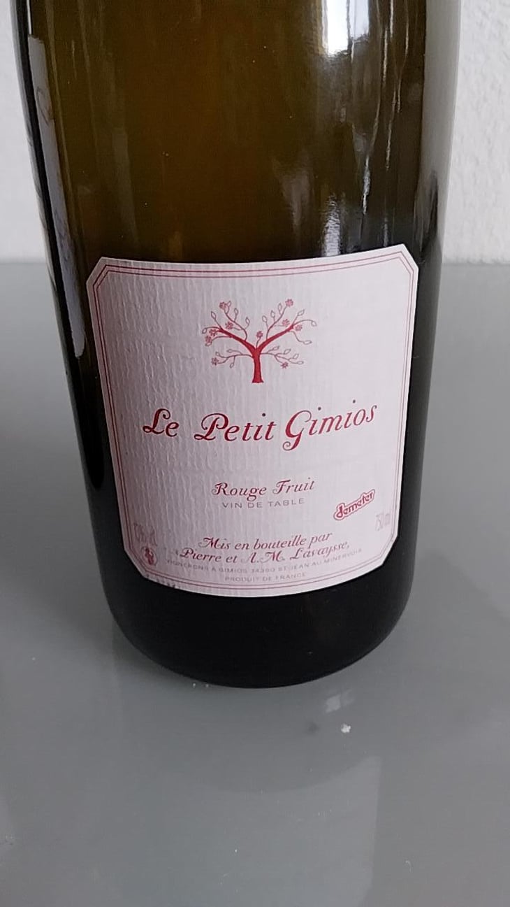 Rouge Fruit - Le Petit Domaine de Gimios - Anne-Marie Lavaysse 
