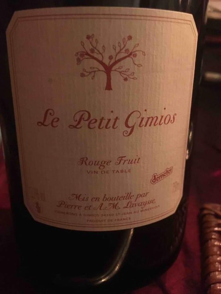 Rouge Fruit - Le Petit Domaine de Gimios - Anne-Marie Lavaysse 