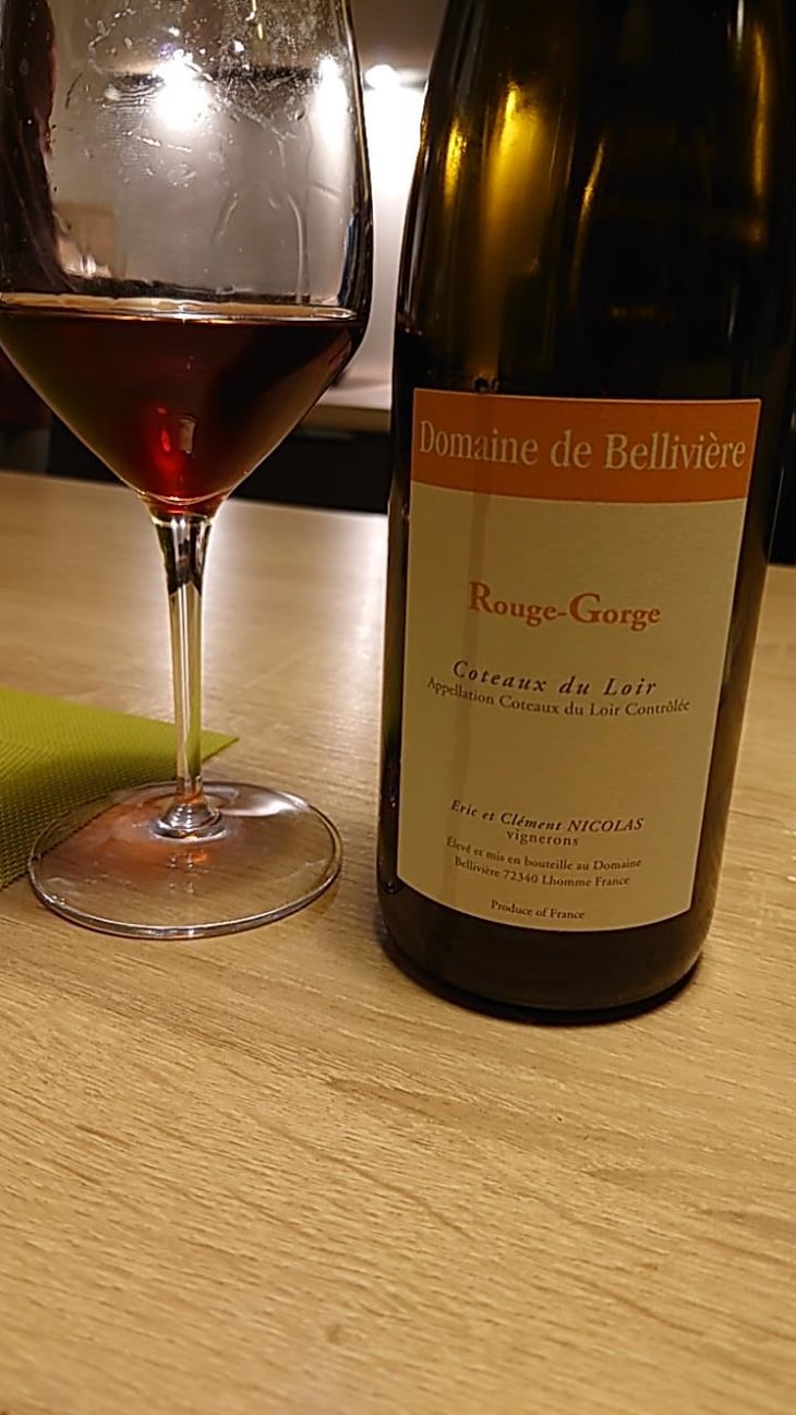 Rouge-Gorge - Domaine de Bellivière - Clement et Laure Anne Nicolas 