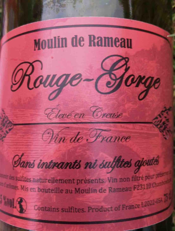 Rouge-Gorge - Moulin de Rameau - Nawal et Sébastien Bussonnière 