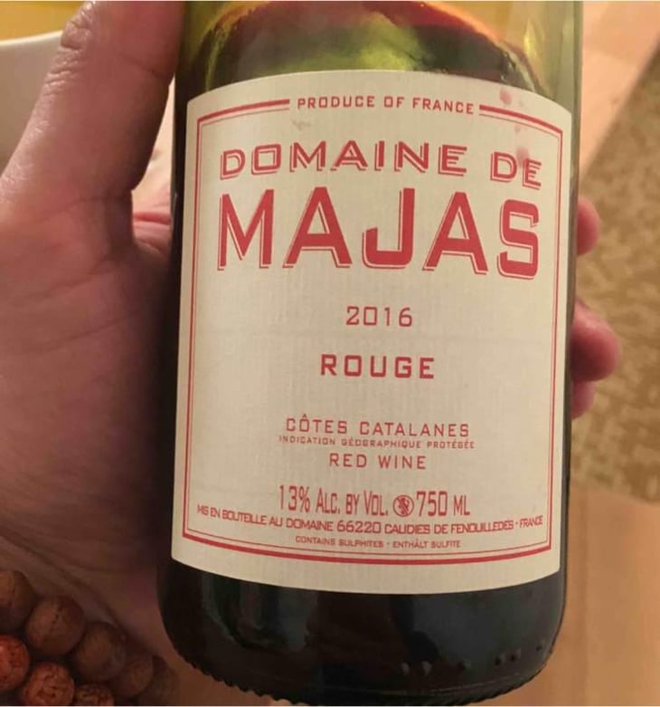 Rouge - Domaine de Majas - Agnès & Alain Carrère 