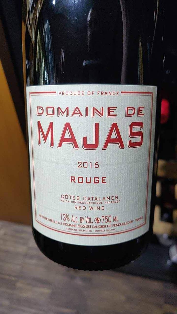 Rouge - Domaine de Majas - Agnès & Alain Carrère 