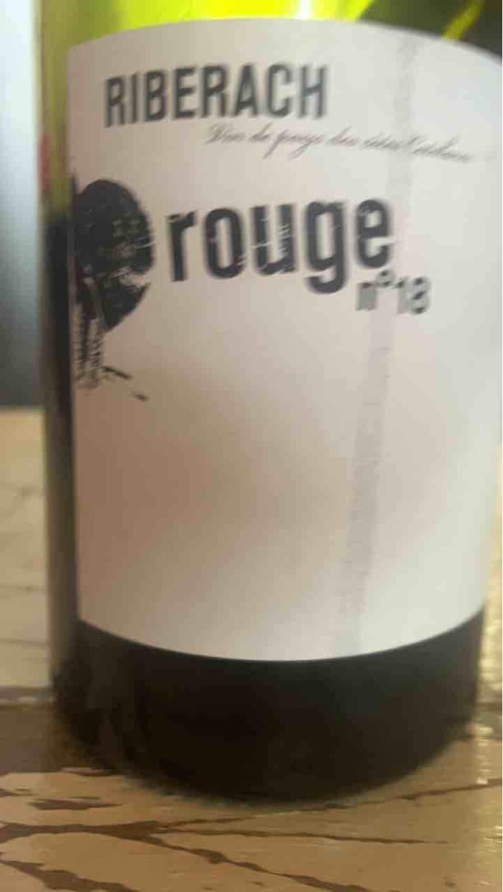 Rouge N° - Domaine Riberach - Guilhem SOULIGNAC, J-M MAILLOLES , Patrick RODRIGUES & Luc RICHARD 