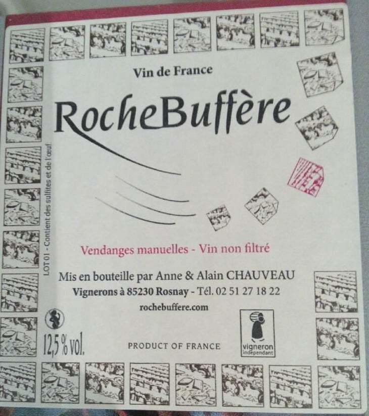 Rouge - Rochebuffère - Anne & Alain Chauveau 