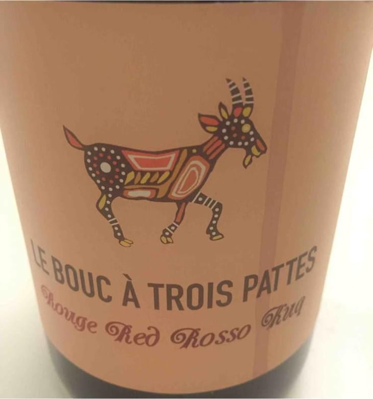 Rouge Red Rosso Kuq - Le Bouc à Trois Pattes - Wim Wagemans 
