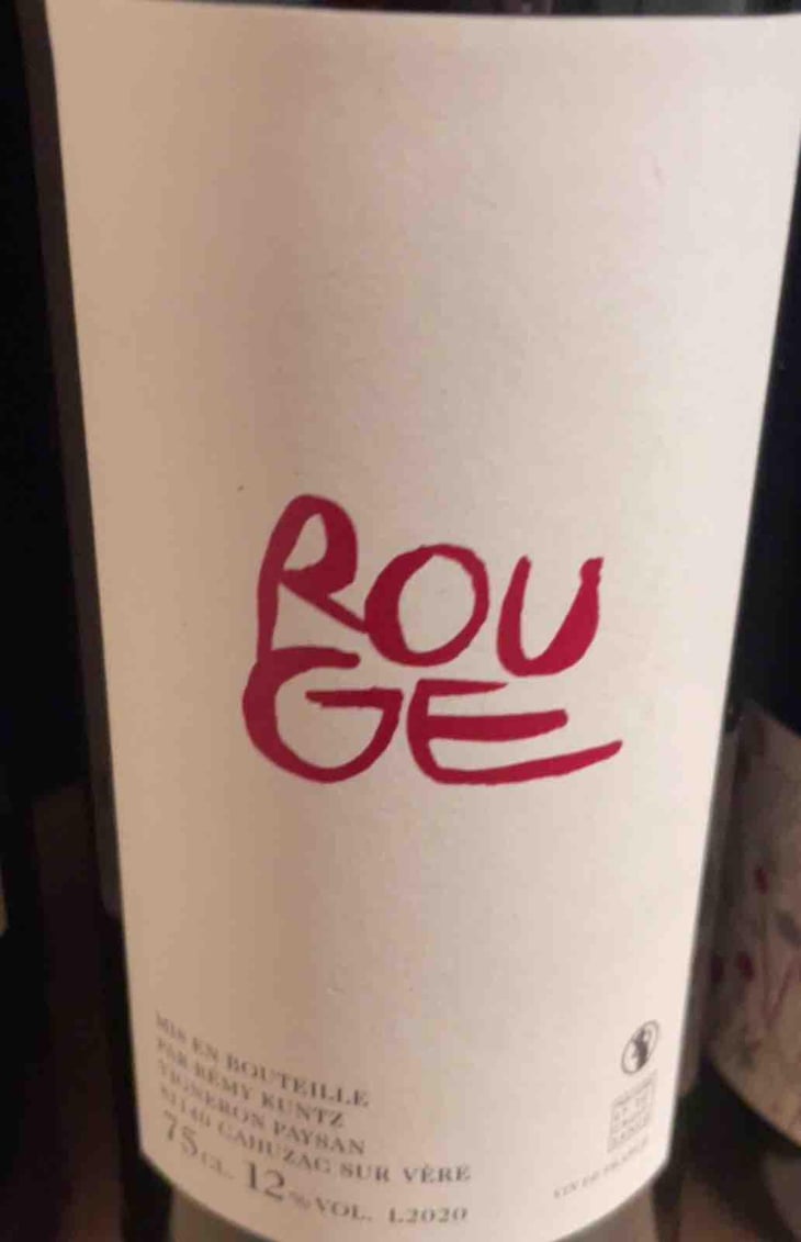 Rouge - Mas Brunet - Rémy Kuntz -2019
