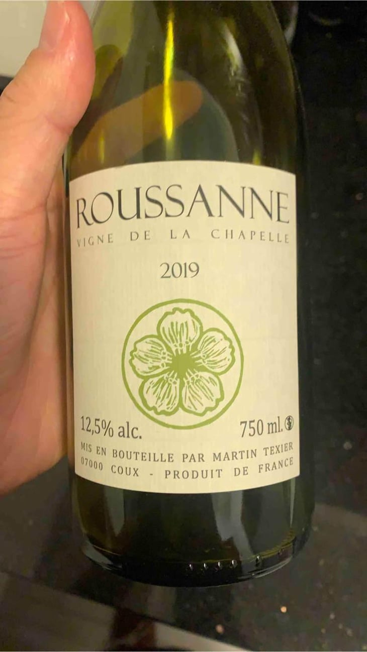 Roussanne, Vigne De La Chapelle - Martin Texier - Martin Texier 