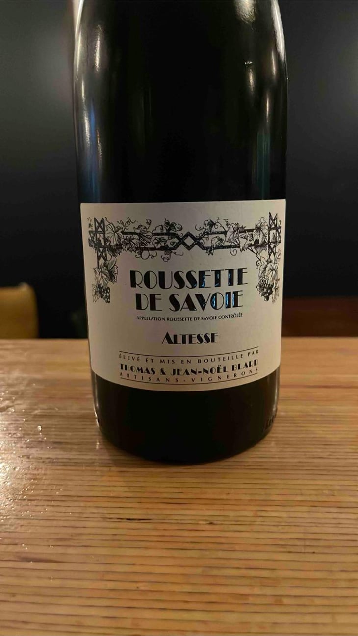 Roussette de savoie - Domaine Blard et fils - Thomas Blard -2022
