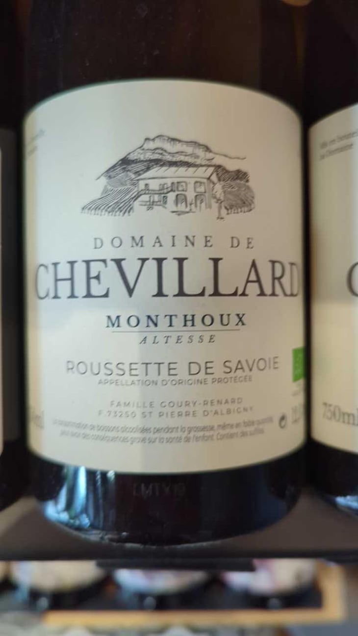 Monthoux - Domaine Chevillard - Matthieu Goury & Guillemette Renard -2019