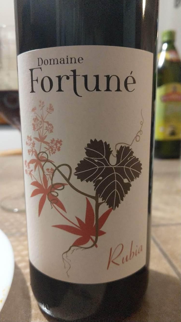 Rubia - Domaine Fortuné - Robert Gilbert & Pouyat Charlotte 