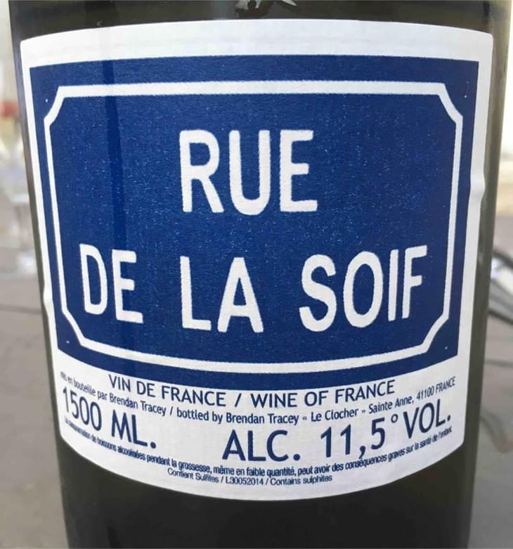 Rue de la Soif - Domaine Le Clocher - Les Vins de Sainte Anne - Brendan & Sean Tracey 