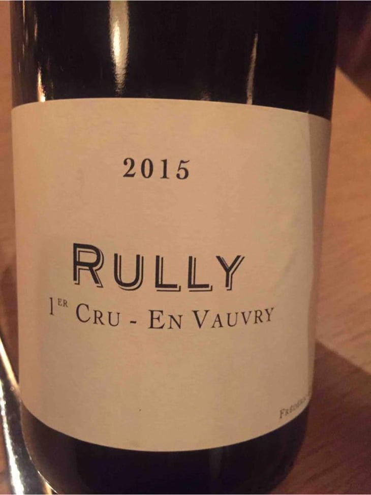 Rully 1er Cru - En Vauvry - Domaine de Chassorney - Frédéric Cossard 
