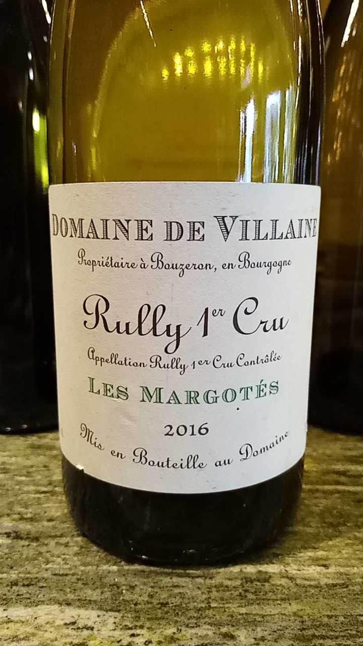 Rully 1er Cru Les Margotés - Domaine De Villaine - Aubert De Villaine, Thierry Devaux & Pierre de Benoist -2016