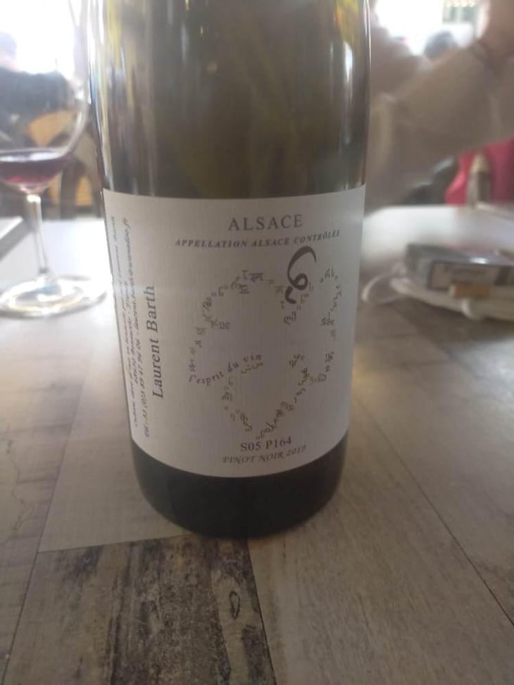 S05P164 Pinot Noir - Laurent Barth - Laurent Barth -2020