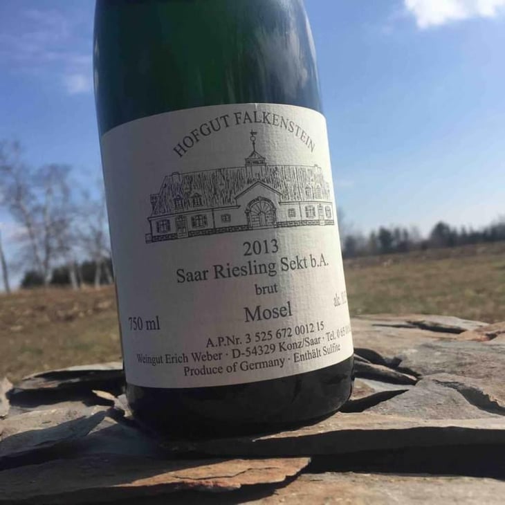 Saar Riesling Sekt b.A. Brut - Hofgut Falkenstein - Erich Weber 