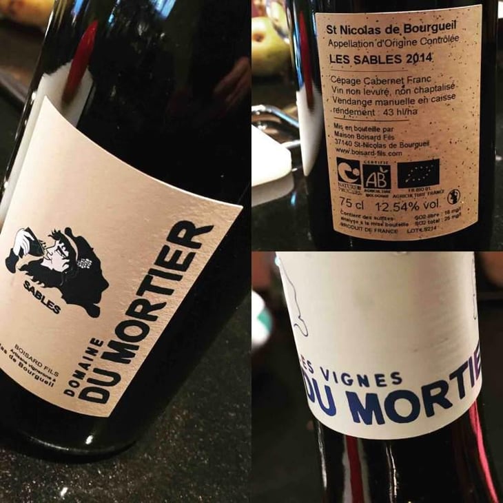 Les Sables (old label) - Domaine du Mortier - Fabien & Cyril Boisard 