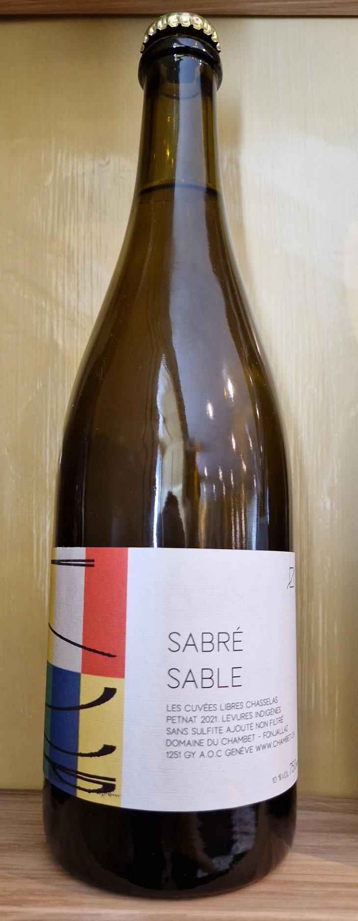 Sabré Sable - Domaine du Chambet - Anthony Fonjallaz 