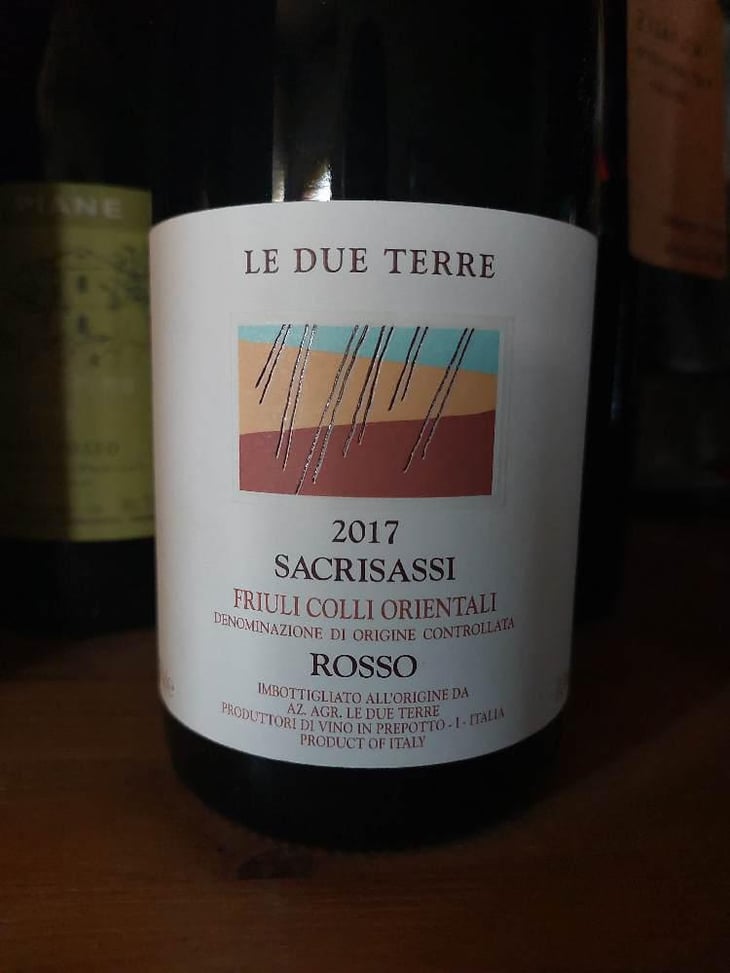 Sacrisassi rosso - Le Due Terre - Silvana Forte, Flavio e Cora Basilicata -2018